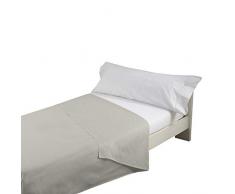 Savile Row 7630024215116 Drap Plat, Coton, Duck Egg, 255 x 180 cm