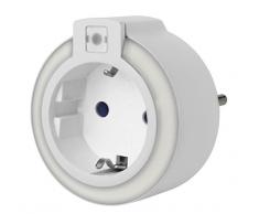 GAO Veilleuse LED avec prise, PLASTIQUE, blanc, 7,7Â x 6,6Â x 6,6Â cm