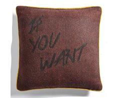 Coussin en Tweed Rouge Paprika If you want â Lounge Fabrics
