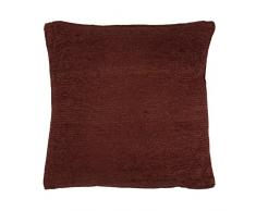 Thedecofactory 440029 Coussin, Viscose, Chocolat, 40 x 40 x 3 cm