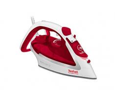 Tefal FV5717 Easygliss Plus Fer à repasser 2500 W Débit vapeur continu 45 g/min, Débit vapeur vapeur, réservoir deau 270 ml Blanc/rouge