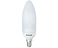 ActiveJet ampoule à économie dénergie Quick Start Aje C13e14p Bougie, 10 000 heures Oswacjzen0090 13â55 W E14 Blanc chaud