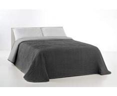 VIALMAN Couvre-lit Gris Lit de 135 cm : 230 cm x 270 cm