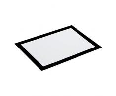 Thermohauser 8300051124 Eco Line Tapis de cuisson en silicone lavable jusquà env. +230 °C Blanc laiteux 38,5 x 28,5 cm