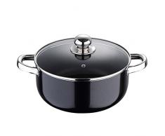 CHEF SAUCE Pixel Pro Cocotte, 4.5Â l, 24Â x 11Â cm, Noir
