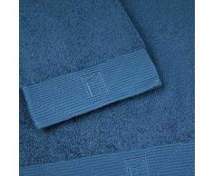 Bailet Drap de Bain - Intemporel Coton, Bleu Colvert, 100 x 150 cm