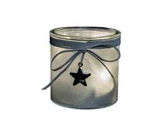 Festive Productions Ã Piles Effet Paillettes Ã©toile Lanterne, Blanc Chaud