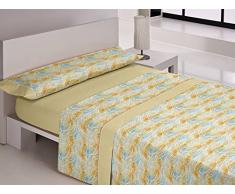 Happy Home Jeu de draps 150 cm Orange