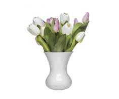 SeaGlassware Blomma Vase, Blanc, 0.1Â x 0.1Â x 0.1Â cm