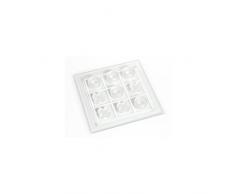 Chio 111582Â BoÃ®te Tic Tac Toe Verre avec Assiette, 25Â cm