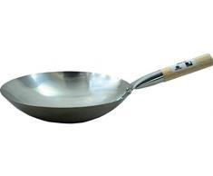 JADE TEMPLE 17102 PoÃªle Ã wok en acier inoxydable Ã 30 cm