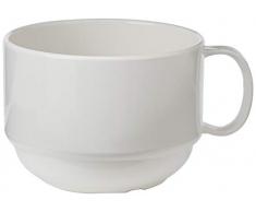 Lacor 66936Â C sans BPA PC Petit DÃ©jeuner Tasse 9Â x 7Â W/O Couvercle, Blanc