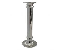 silberkanne Bougeoir H 17 cm plaquÃ© Argent plaquÃ© dans Une Bonne Finition.