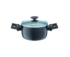 BERNDES 013241Â Specials Smart Faitout en Aluminium avec Couvercle en Verre 16Â cm, Aluminium, Beige, 31,9Â x 19,4Â x 11,6Â cm