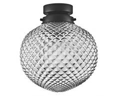 Ledvance Edition 1906 Carved Pineapple - Plafonnier - Verre Fumé - Culot E27