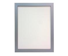 FRAMES BY POST Porte Photo 25 mm de Largeur 24 x 20-Pouces H7 Verre Plastique, Argent