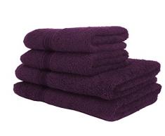 Decotex Mirage Serviette de Toilette Pourpre