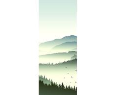 Plage 161007 Décoration adhésive pour paroi de Douche, Vinyl, Gris, 80x200cm