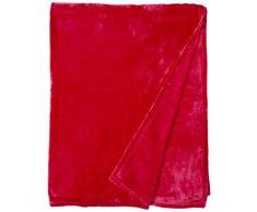 Sud Ã©toffe A49187 Finesse Plaid Fuchsia 130 x 170 cm