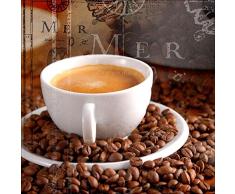 Pro-Art-Bilderpalette gla366a sur mer I Décoration Murale sous Verre Motif Tasse de café 30 x 30 cm