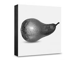 designersgroup HG-FO115 Bloc de Papier Photo en Bois pour photophores et Animaux Noir/Blanc 15 x 15 cm