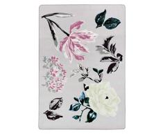 Vallila Interior Hymy Tapis Moderne Motif Floral Gris 230 x 80 cm