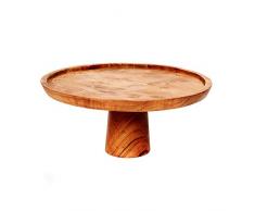 Plateau Rond en Teck, Taille L