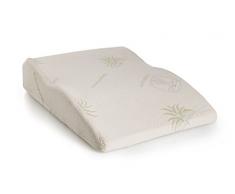 Stones sollevagambe Oreiller, viscoélastique, Blanc, 18 x 14 x 4 cm