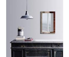 Bonamaison Décoration Murale Impression sur Miroir Encadré sur Toile, Dimensions: 40 x 60 Cm - Conçu et fabriqué en Turquie