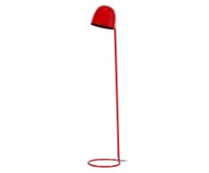 Tosel 95336 Lampe Bureau, 1 Lumière, Acier, E27, 40 W, Rouge, 25 x 155 cm