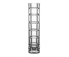 Crystaljulia 2518 Vase, Cristal, 20cm, 4,5 x 4,5 x 20 cm