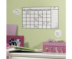 Thedecofactory RMK1556SCS Stickers Calendrier Emploi du Temps ÃÃ Personnaliser REPOSITIONNABLES (41X23CM), Vinyle, Multicolore, 104 x 26 x 2,5 cm