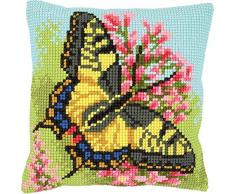 Vervaco Coussin Croix pré-imprimé Coton Multicolore 40 x 40 cm