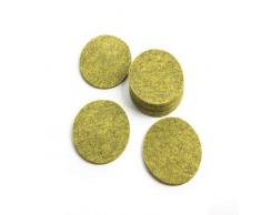 1buy3 Lot de 8 Dessous de Verre Ronds en Feutre 5 mm dÃ©paisseur