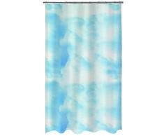 Spirella Textil-Duschvorhang Cirrus Blue 180x200 cm Rideau de Douche, Polyester, Bleu, 200x180 cm