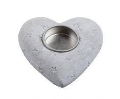 Clayre & Eef 6TE0168 Photophore dÃ©coratif 11 x 11 x 4 cm