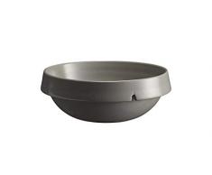 Emile Henry EH123225 0 Welcome saladier 2,5l Couleur Gris Beton