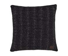 Marc OPolo Javik Cushion Coussin, 70% Cotton 30% Acrylic, Anthracite, 50 cm x 50 cm
