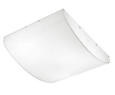 Rossini éclairage Laika plafonnier en verre satiné mat LED intégrée, 39 W, blanc