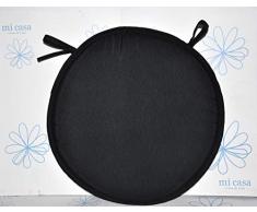 MI CASA COJIN Chaise Rouge Noir uni