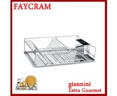 Giannini 24291 Extragourmet Lot de 3 égouttoirs à vaisselle de qualité, non toxique, métallique