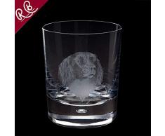 Royal Brierley 1 en Cristal avec Gravure Ãpagneul Springer Verre Transparent