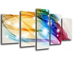 Tableau Moderne Photographique, Impression sur bois, Image dart abstrait, 165 x 62 cm, ref. 26245