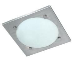 Ranex 3000.045 Plafonnier Inox et Verre Vado 28 cm