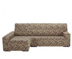 Martina Home Tiffany Housse pour Chaise Longue Bras Gauche, Tissu, Multicolore, 32Â x 42Â x 8Â cm