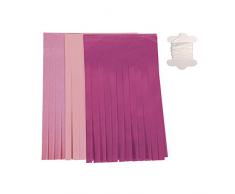 Rayher 87089000 Guirlande de 12 Pompons en Papier