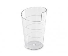 GUILLIN - MOULIPACK VERUBANCC CARTON DE 504 Verrine Forme Ronde Ruban 5,5Cl, Plastique, Transparent, 4 x 4 x 6,5 cm