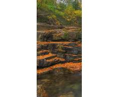 PeelitStickit ID-036Â 60Â Largeur x Hauteurâ¯: 130Â cm leau Fall Paysage en Vinyle de Haute qualitÃ© Superbe Toile Murale Motif