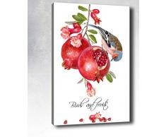 Bonamaison Peinture sur toile, multicolore, 40 x 60 cm - Conçu et fabriqué en Turquie