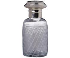 Better & Best Pñ Petite Coiffeuse avec Bouchon, Blanc, Couronne, 4,5 x 4,5 x 9,2 cm, matériau : Verre/métal, Argent, Taille Unique